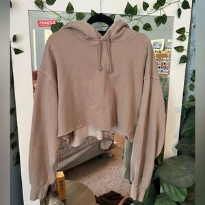 Aritzia TNA cropped hoodie